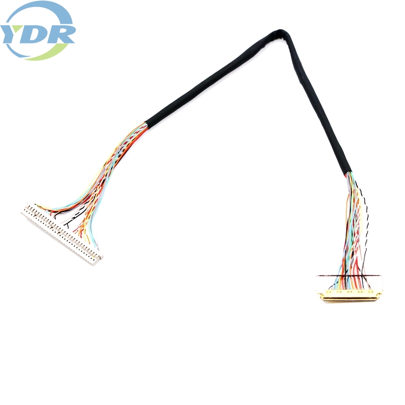 DF14-30P-1.25H LVDS LCD zaslon zaslon kabel 30pin zvit par za TV računalnik po meri