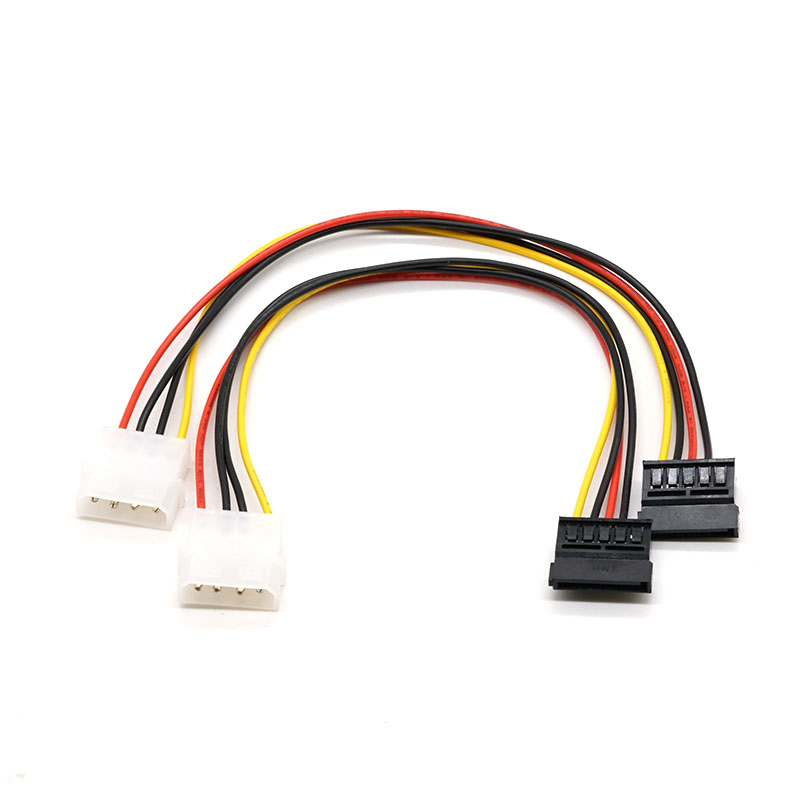 Molex 5.08 To sata kabel Računalniški kabel za trdi disk 18AWG 500 mm